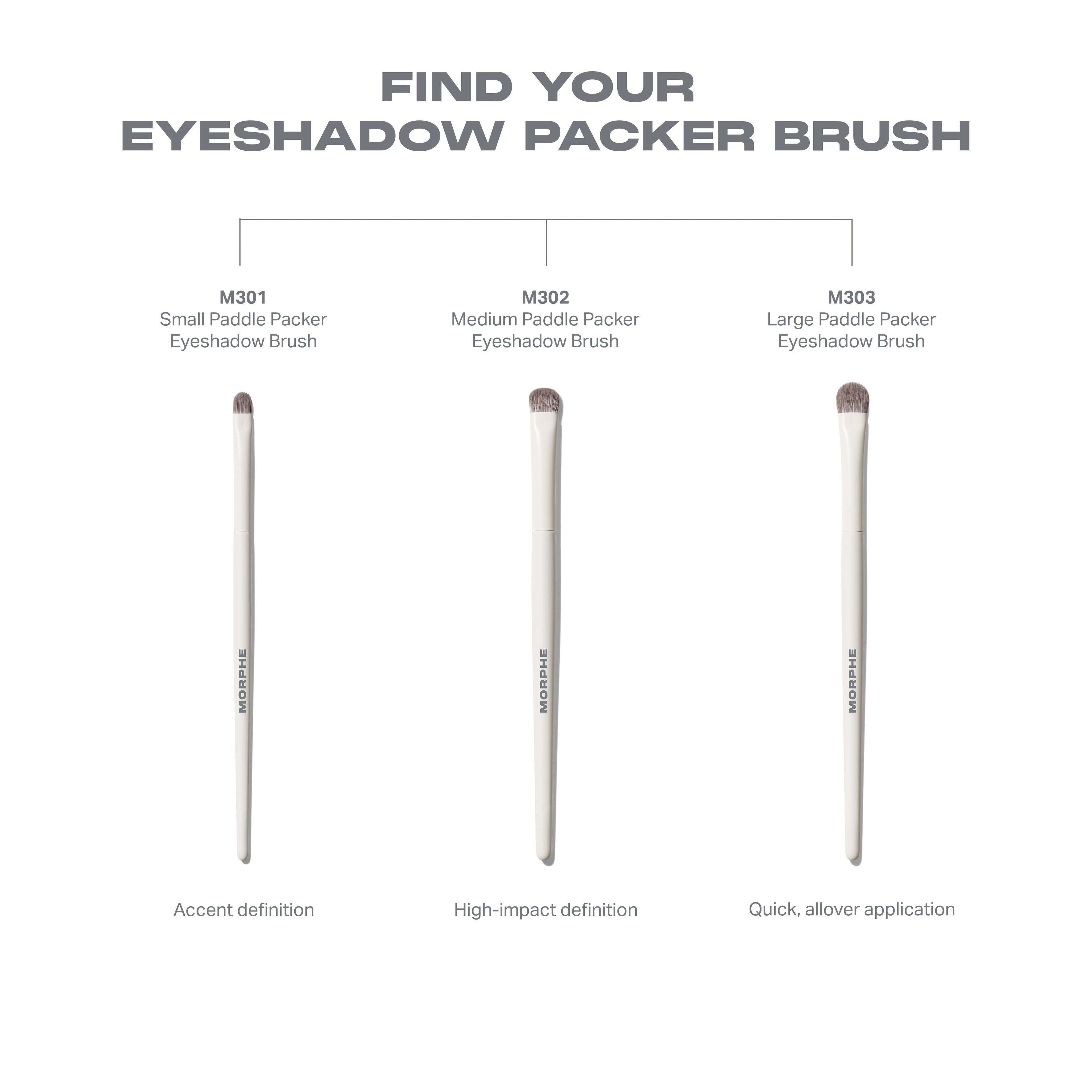 M301 Small Paddle Packer Eyeshadow Brush