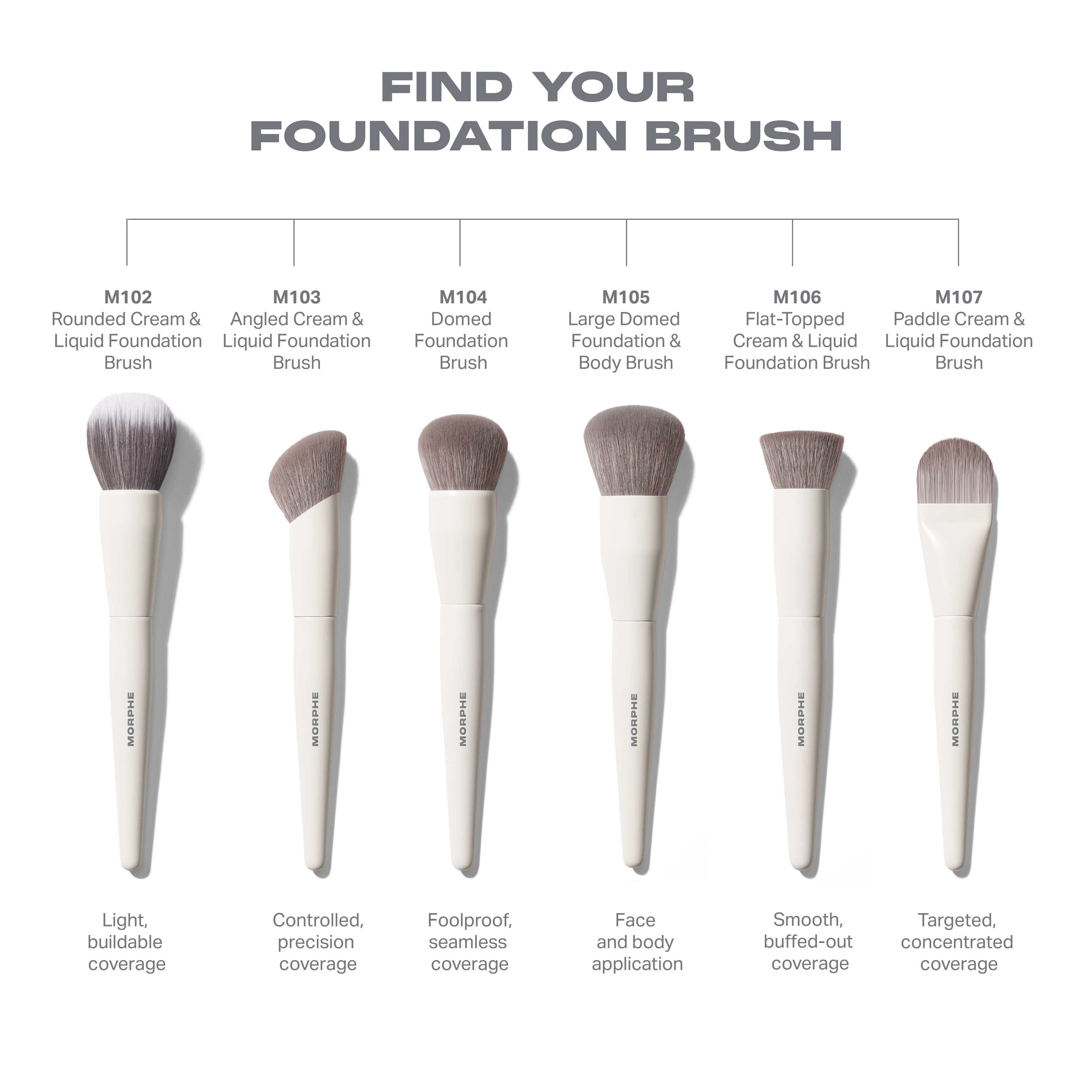 M103 Angled Cream & Liquid Foundation Brush