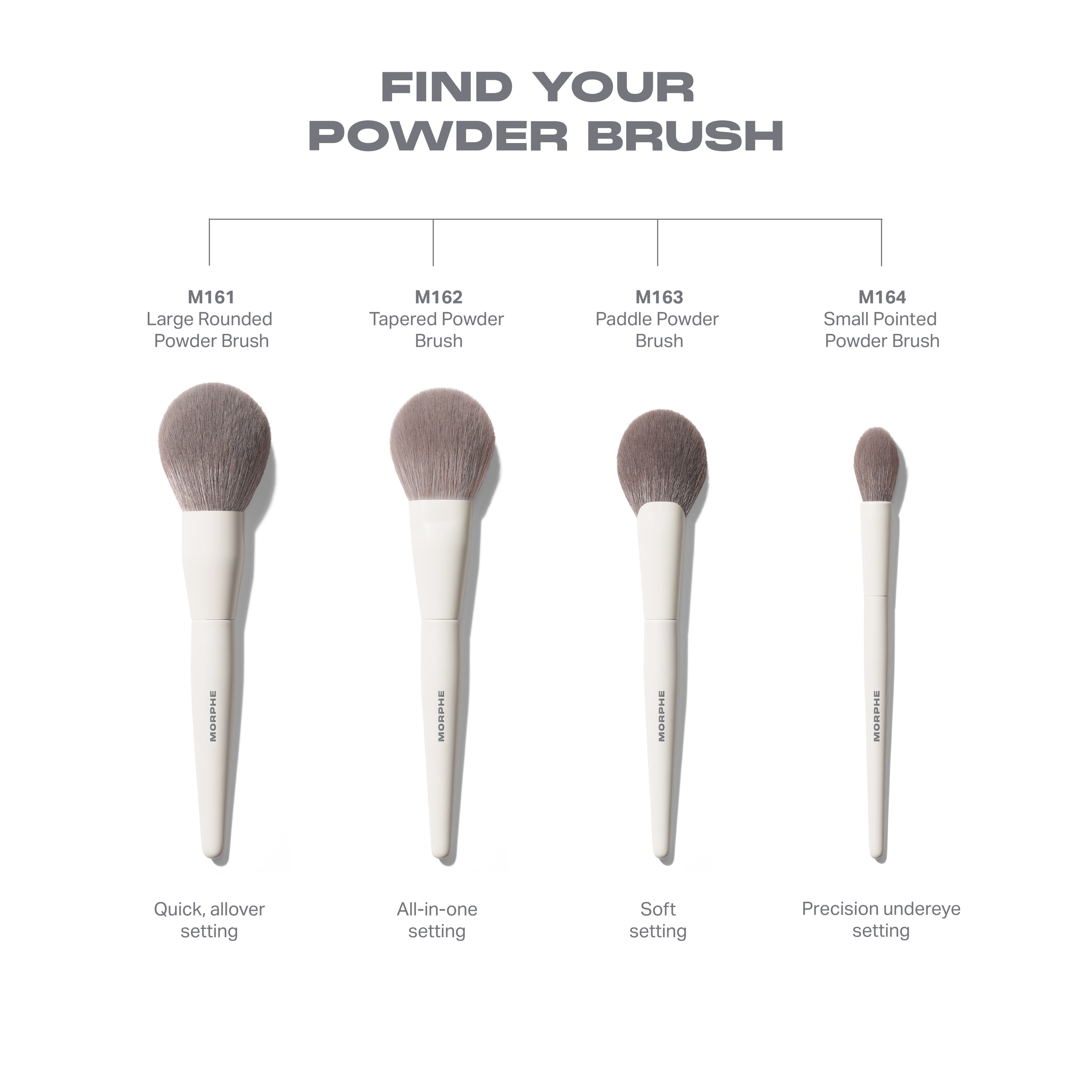 M162 Tapered Powder Brush