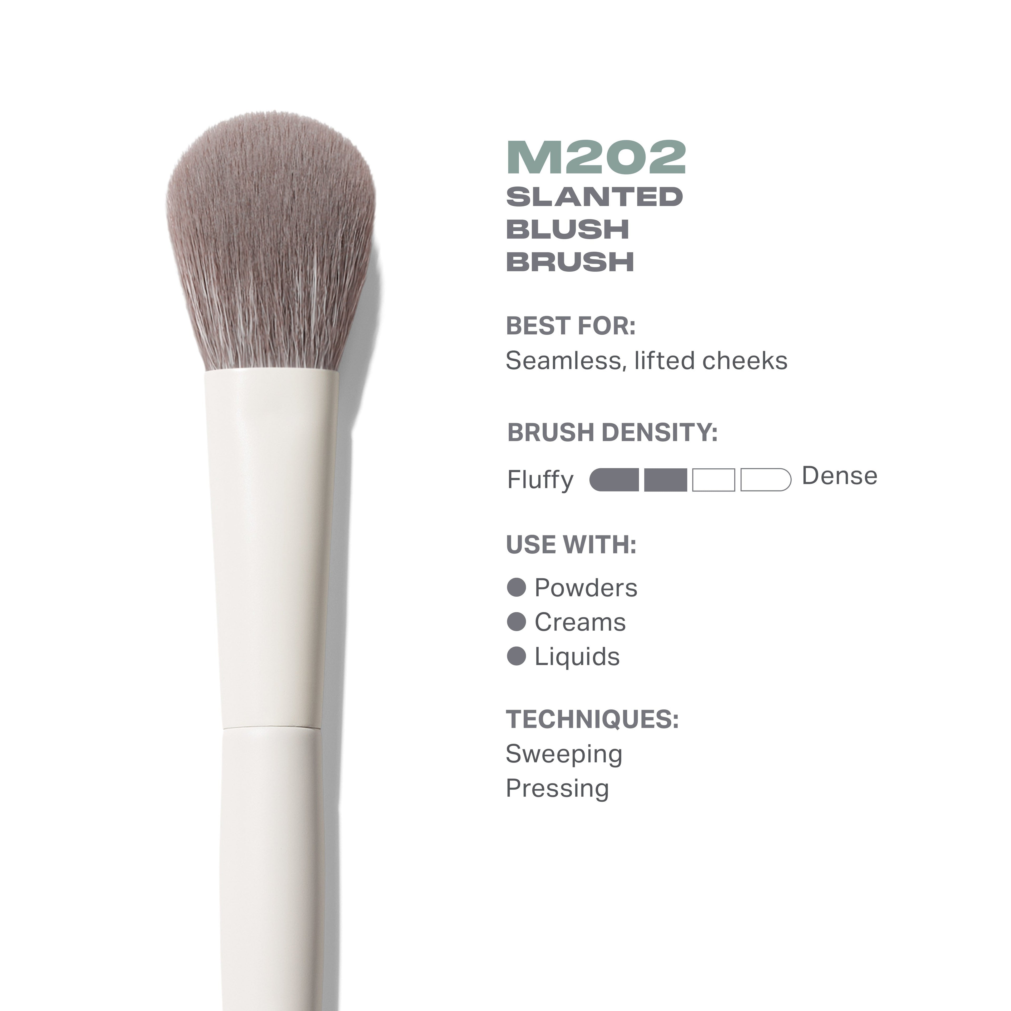 M202 Slanted Blush Brush