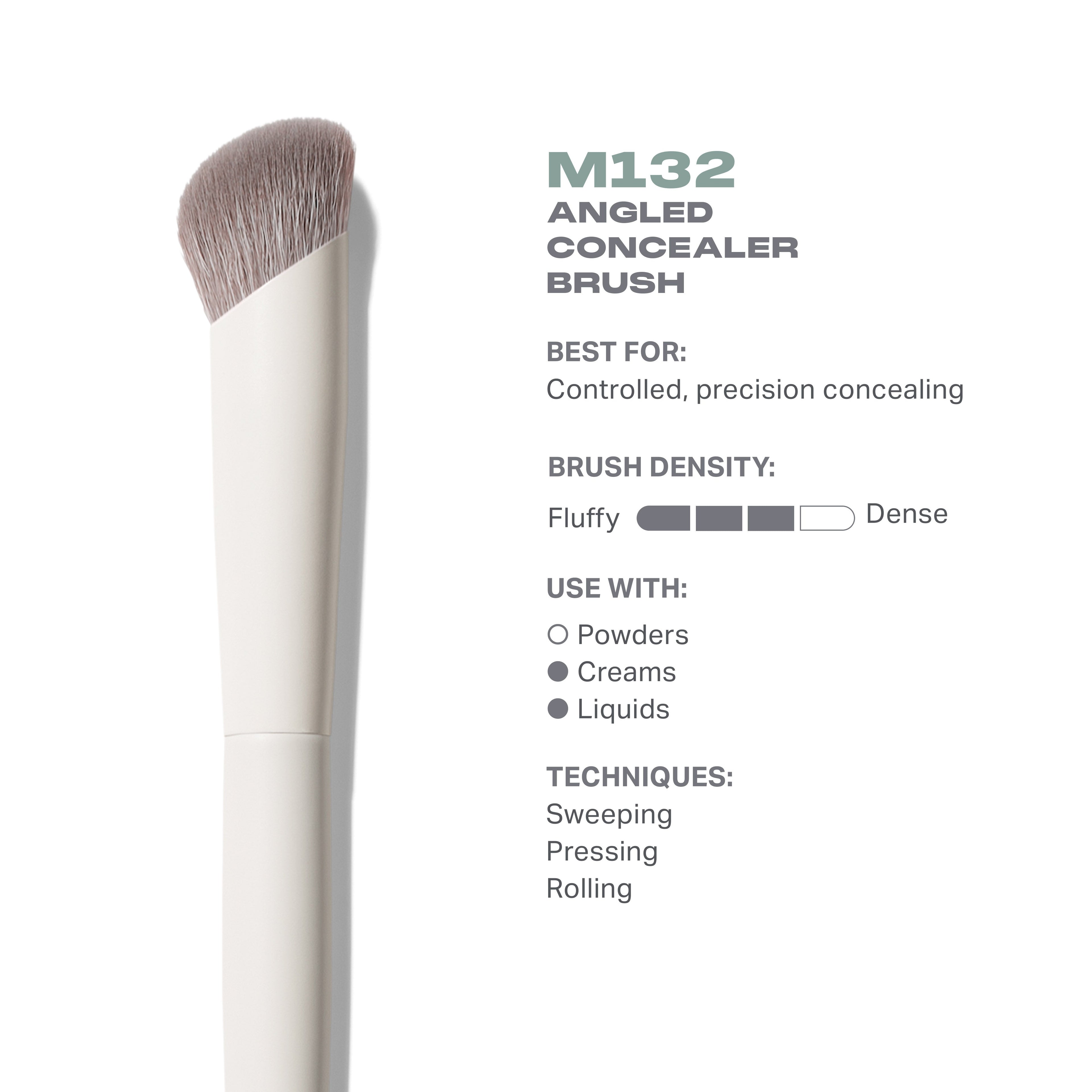 M132 Angled Concealer Brush