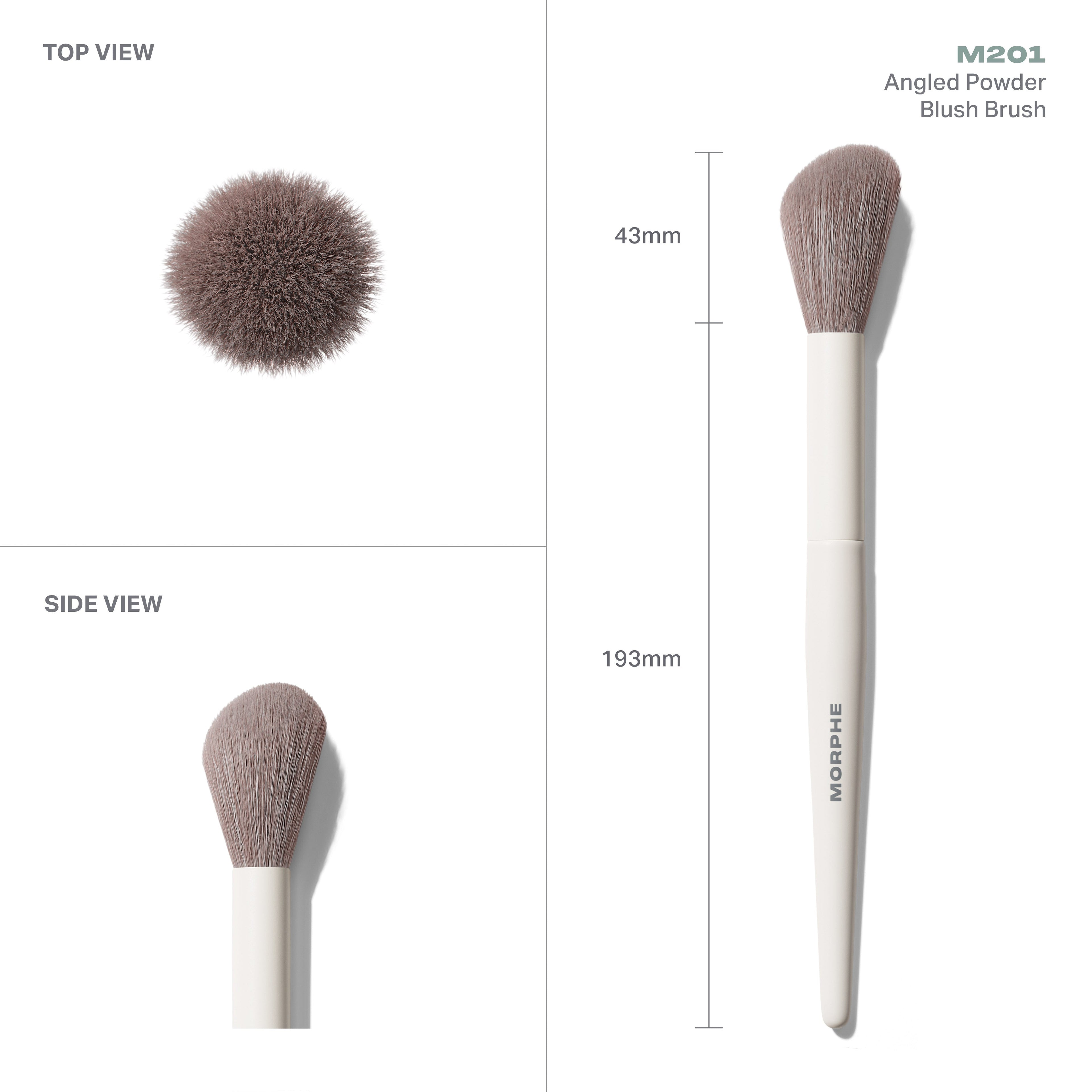 M201 Angled Powder Blush Brush