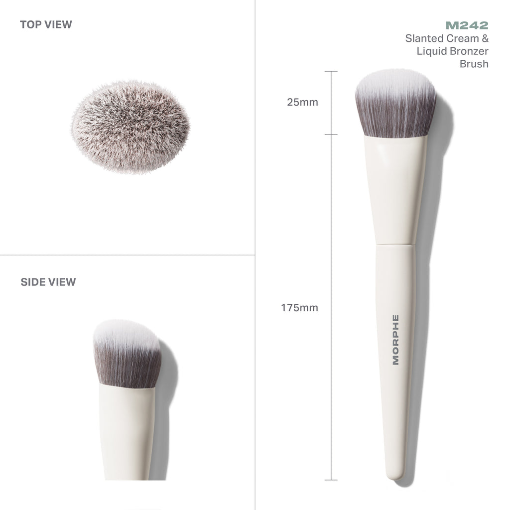 M242 Slanted Cream & Liquid Bronzer Brush