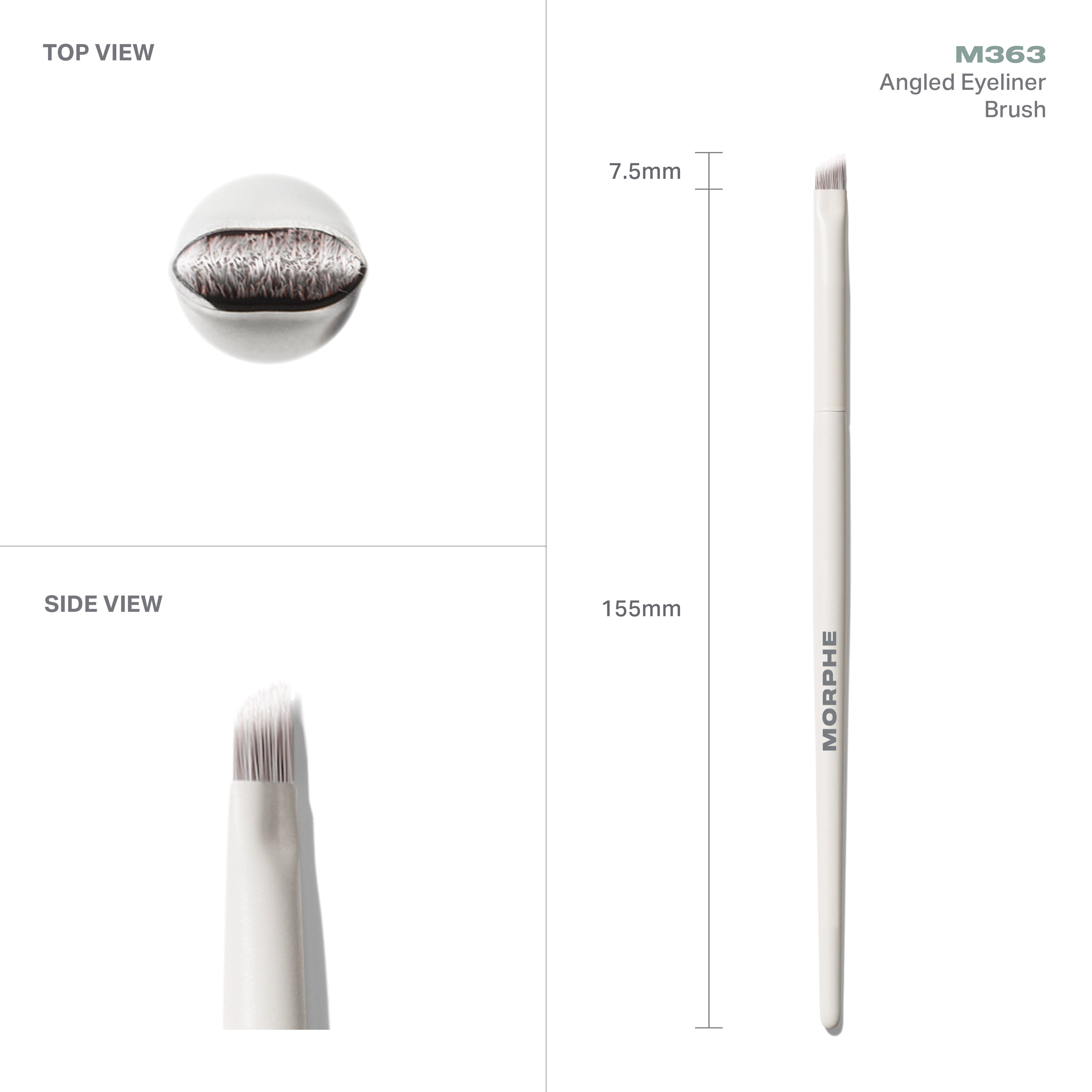 M363 Angled Eyeliner Brush
