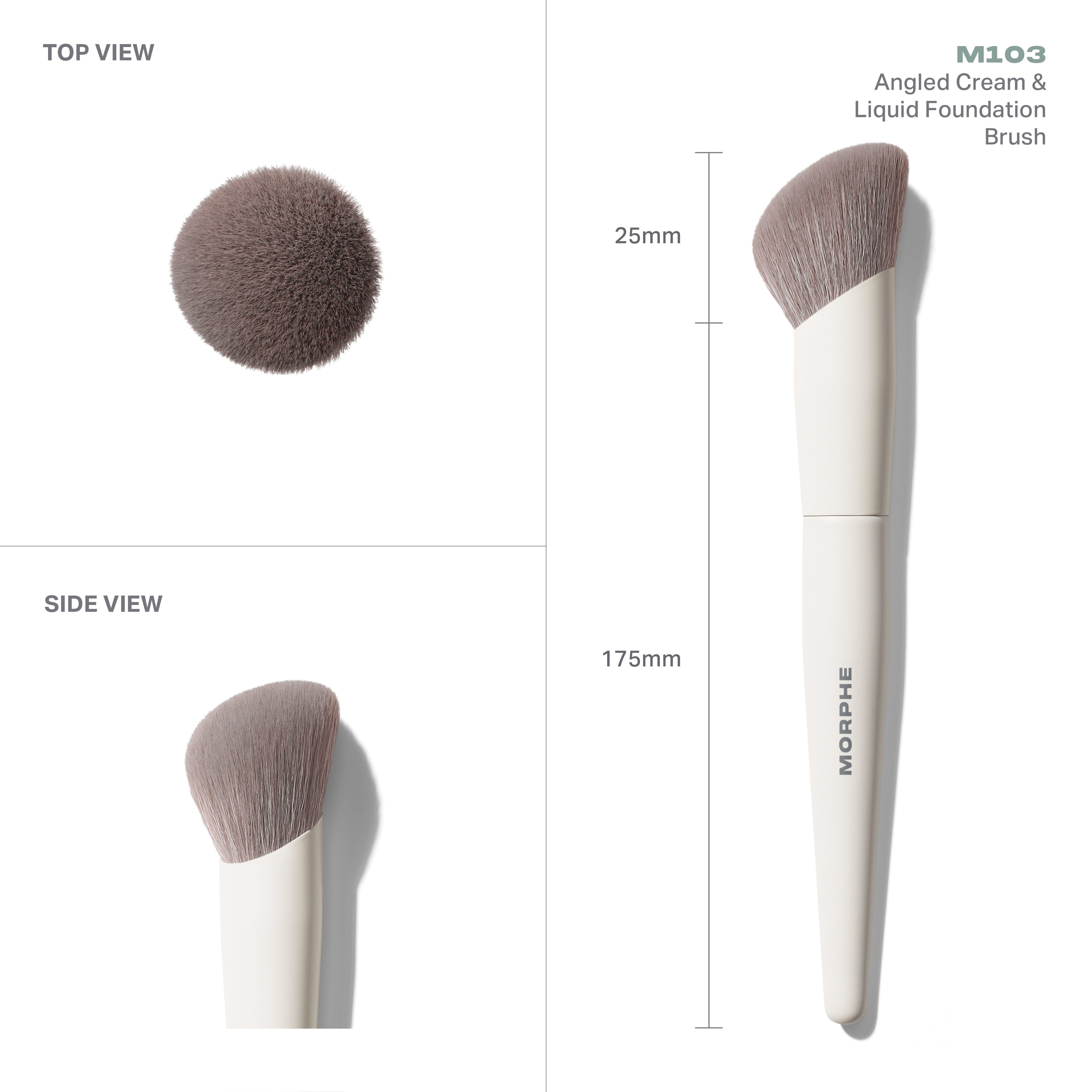 M103 Angled Cream & Liquid Foundation Brush