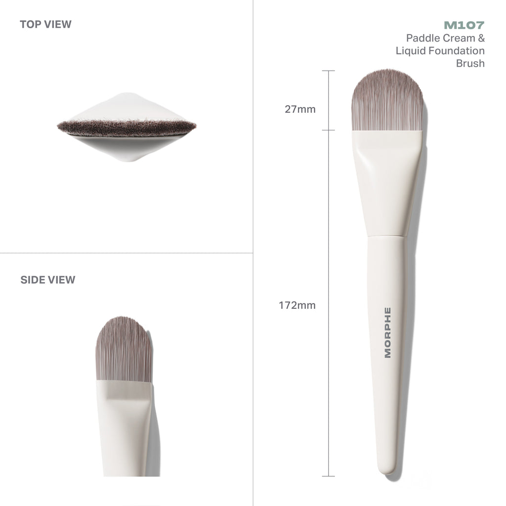 M107 Paddle Cream & Liquid Foundation Brush