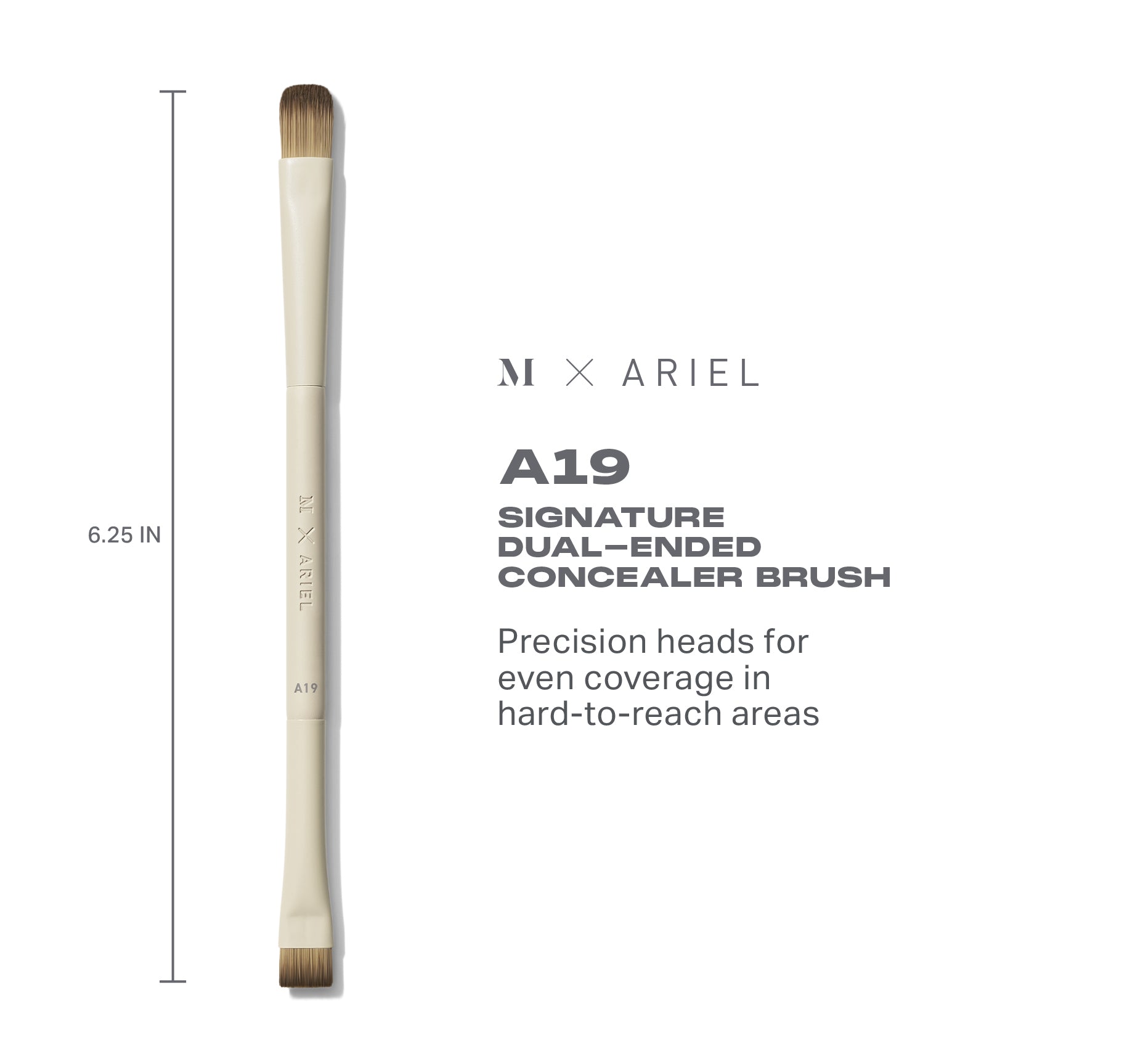 Morphe X Ariel A19 Dual-Ended Concealer Brush