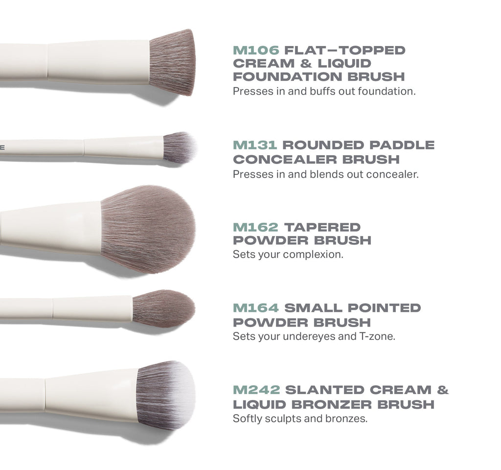 Portrait Mode 5-Piece Face Brush Set