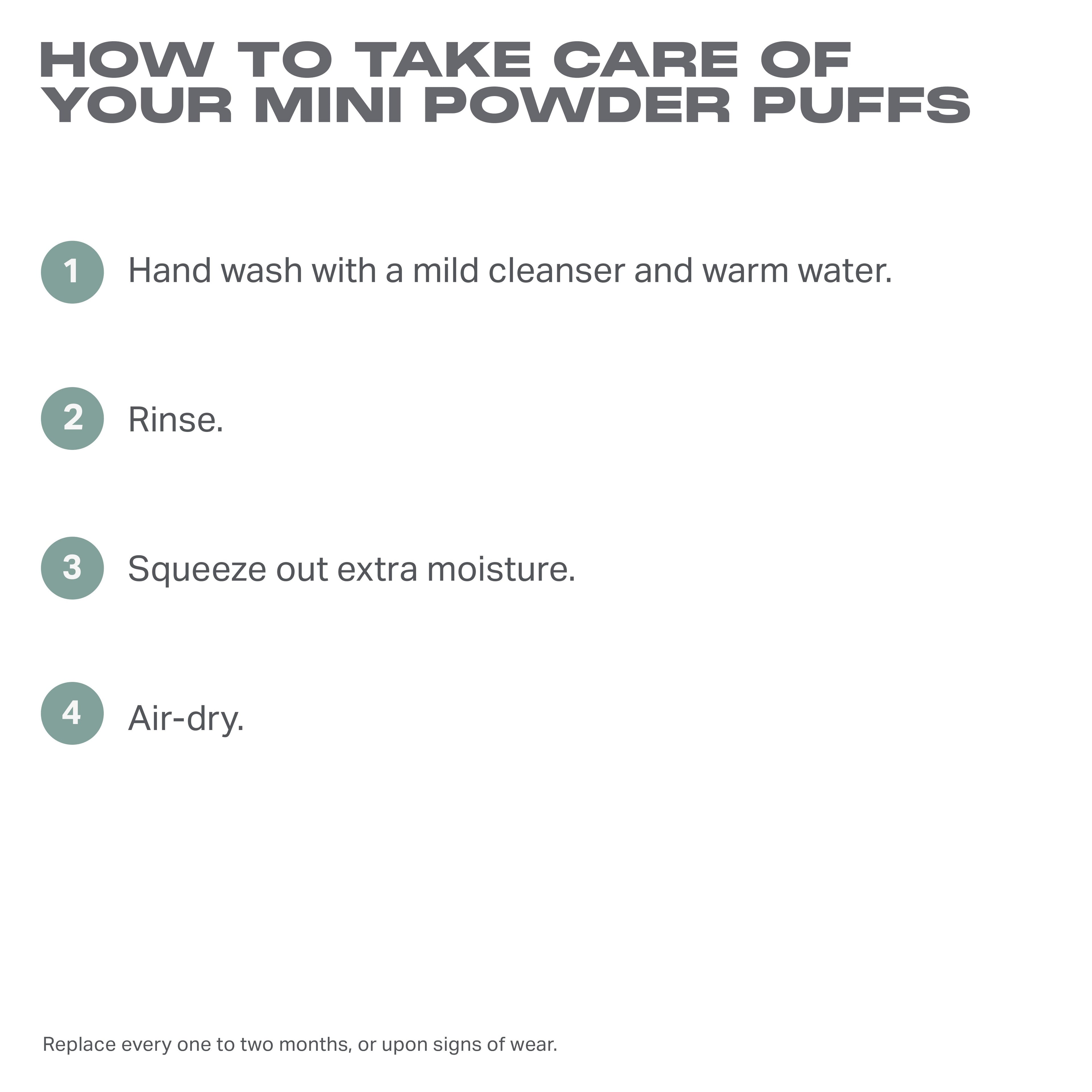 To The Point Mini Powder Puff Trio