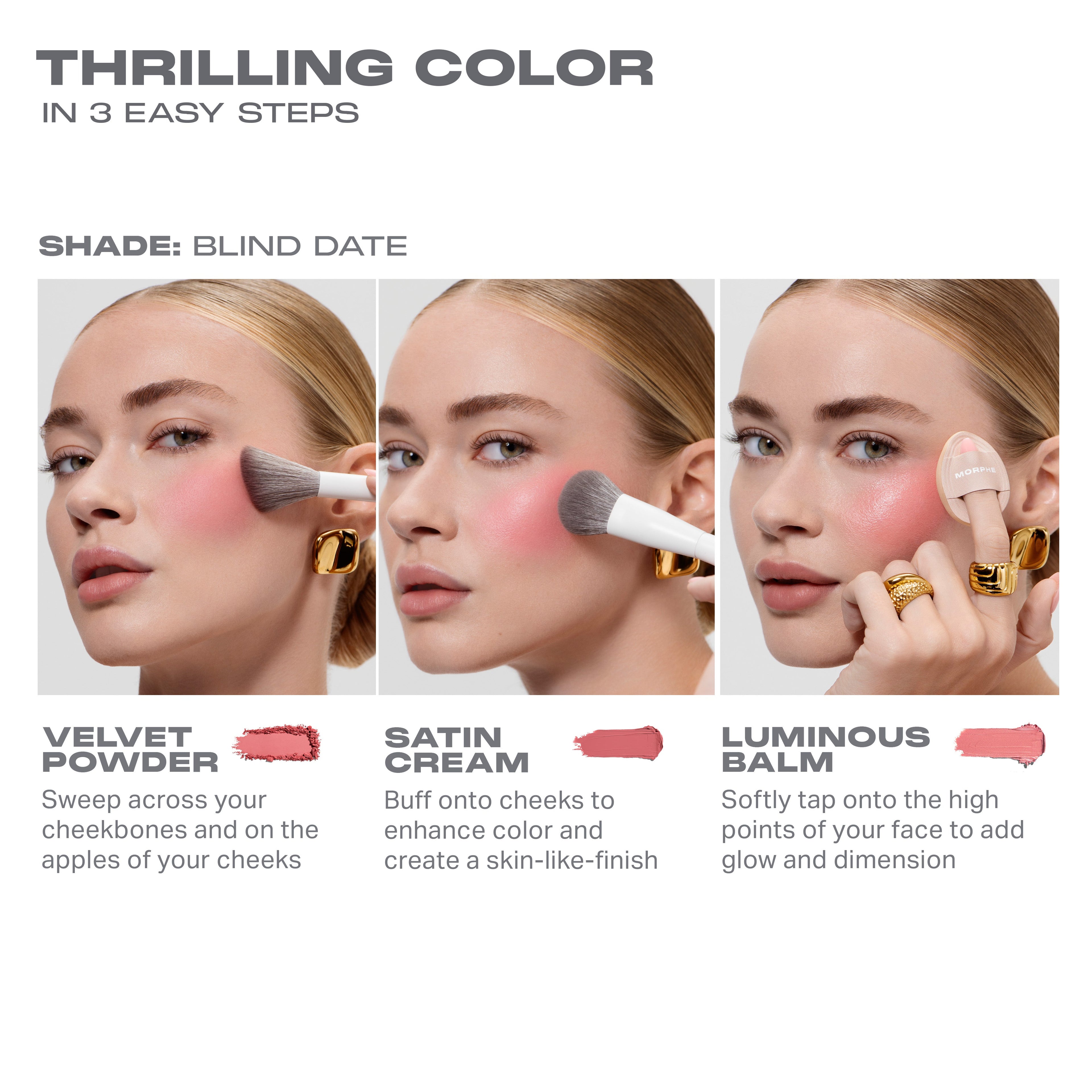 Cheek Thrills Multi-Finish Face Trio